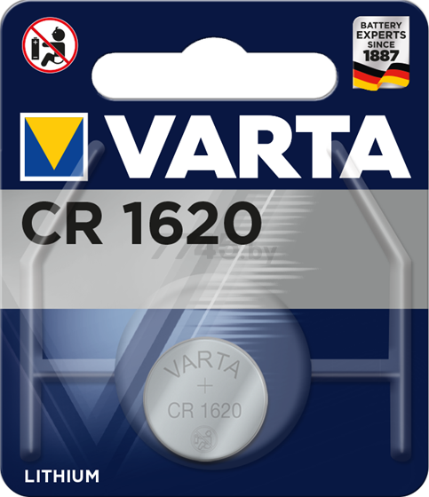 Батарейка CR1620 VARTA 3 V литиевая