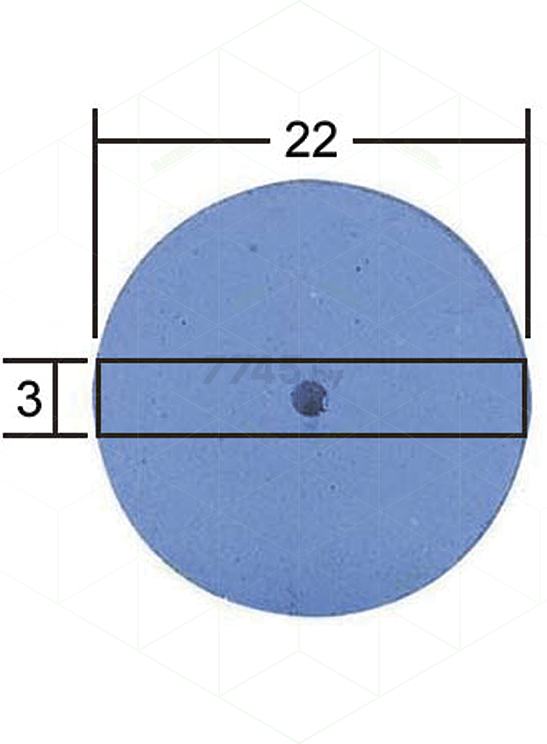 Насадка для гравера полировальная 22 мм PROXXON 10 штук (28294) - Фото 2