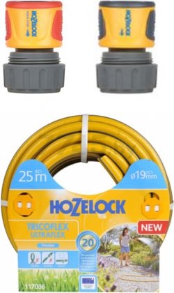 Шланг поливочный HOZELOCK Tricoflex Ultraflex 3/4" 25 м с соединителями (117036*)