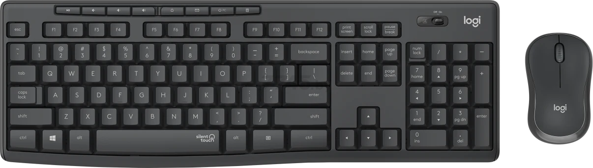 Комплект беспроводной клавиатура и мышь LOGITECH MK295 Silent Wireless Combo 920-009807