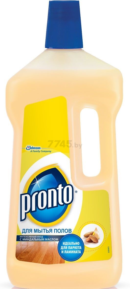 Средство для мытья полов PRONTO Интенсивынй уход с миндальным маслом 0,75 л (8991030374)