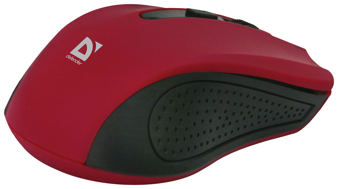 Мышь беспроводная DEFENDER Accura MM-935 красный (52937) - Фото 3
