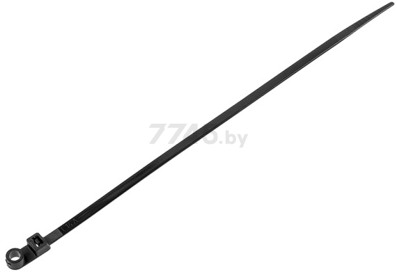 Хомут-стяжка с монтажным отверстием 3,6х150 мм черный STARFIX 100 штук (SM-52471-100)