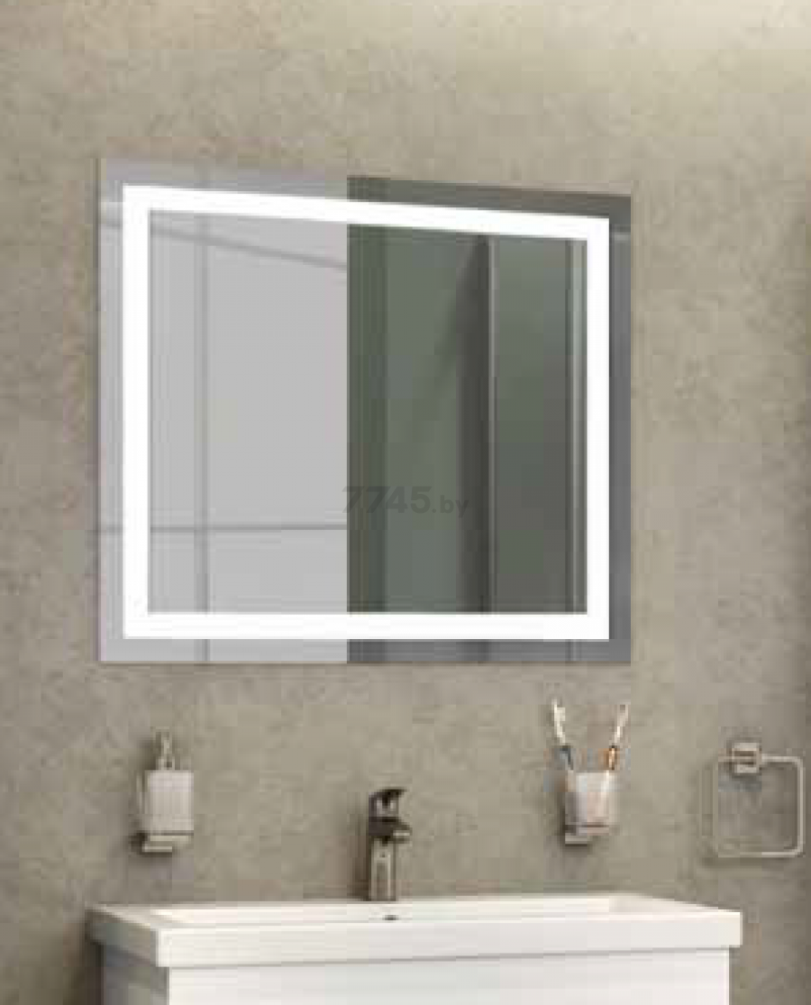 Зеркало для ванной с подсветкой АКВА РОДОС Альфа 80 (АР0001450) - Фото 3