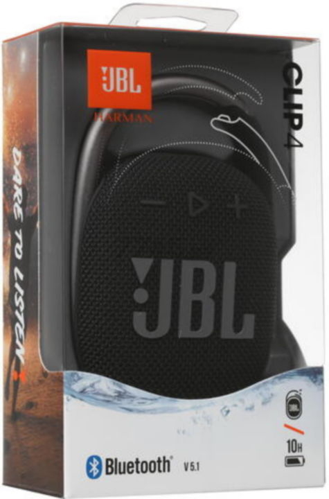 Колонка портативная беспроводная JBL Clip 4 (JBLCLIP4BLK) Black - Фото 11