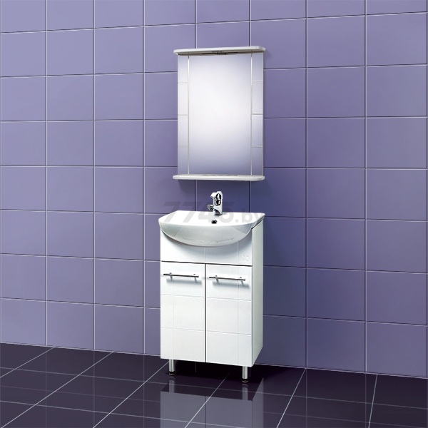 Зеркало для ванной с подсветкой АКВАЛЬ Анна 50 (АННА.04.50.00.N) - Фото 2