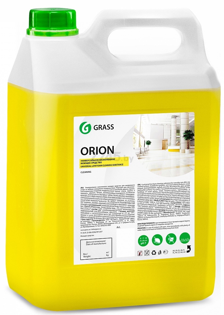 Средство для мытья полов GRASS Orion 5 л (125308)