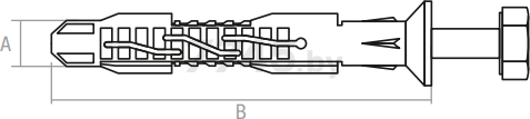 Дюбель фасадный 10х160 мм нейлон потай с шурупом STARFIX 25 штук (SMC3-46136-25) - Фото 2