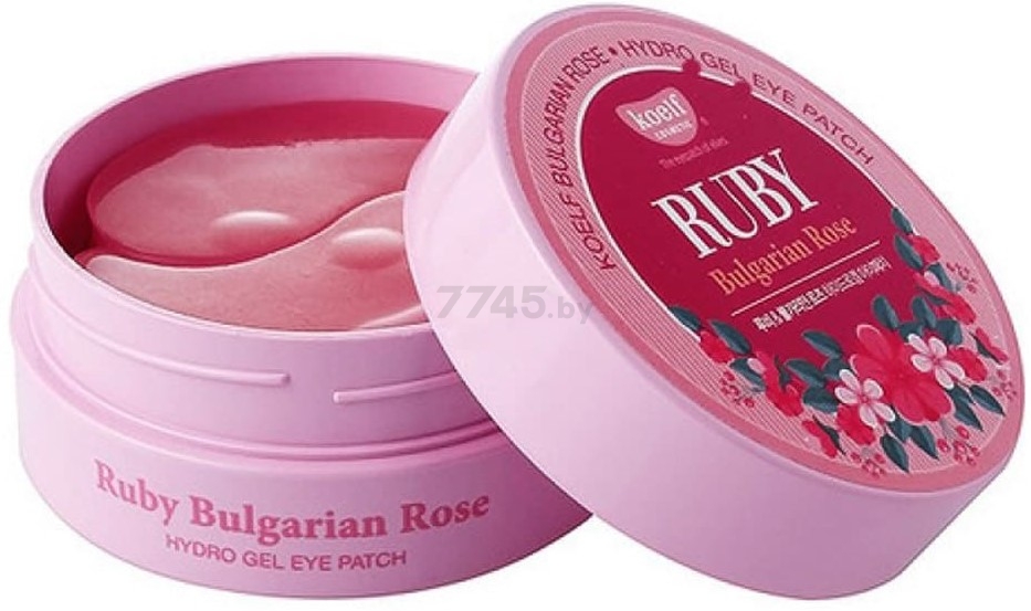 Патчи под глаза KOELF Ruby & Bulgarian Rose Eye Patch 60 штук (8809239802605)