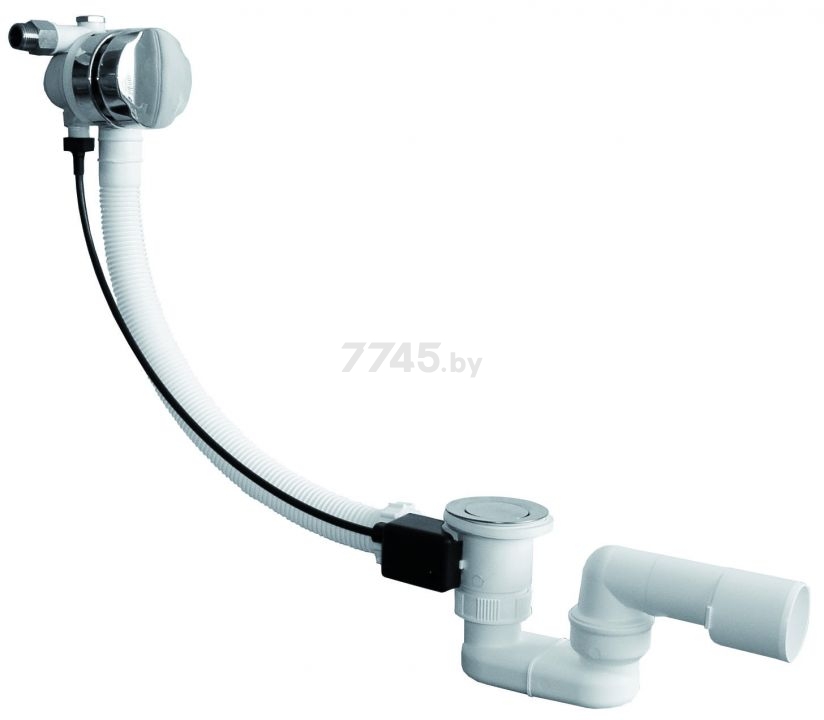 Сифон для ванны PLASTBRNO со шлангом 70 см (EVNE057)