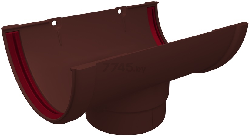 Воронка желоба ПВХ GRAND LINE 120/83 мм шоколадная (4680016559523)