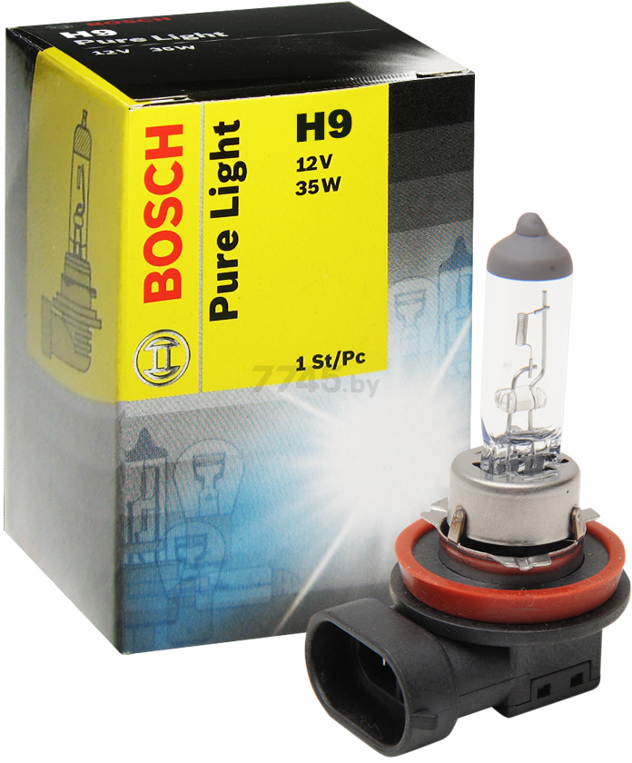 Лампа галогенная автомобильная BOSCH Pure Light H9 (1987302082) - Фото 2