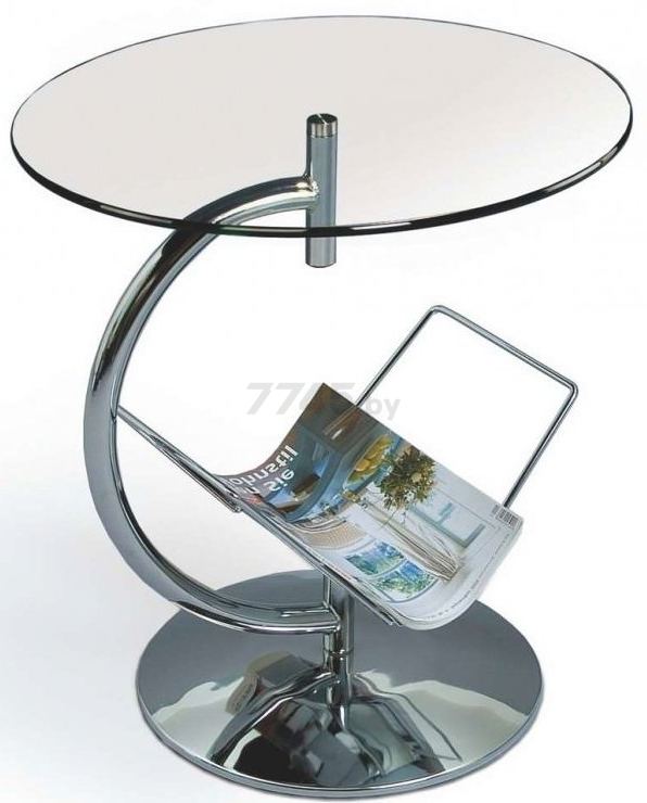 Стол журнальный HALMAR Alma бесцветный 45х50 см (V-CH-ALMA-LAW-BEZBARWNY)