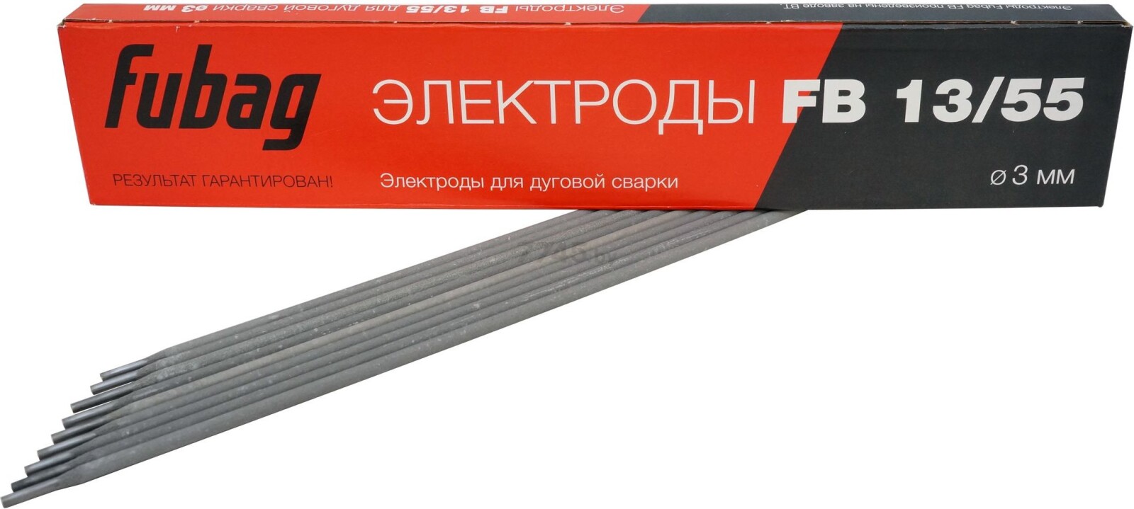 Электрод для углеродистой стали 3 мм FUBAG FB 13/55 0,9 кг (38881)