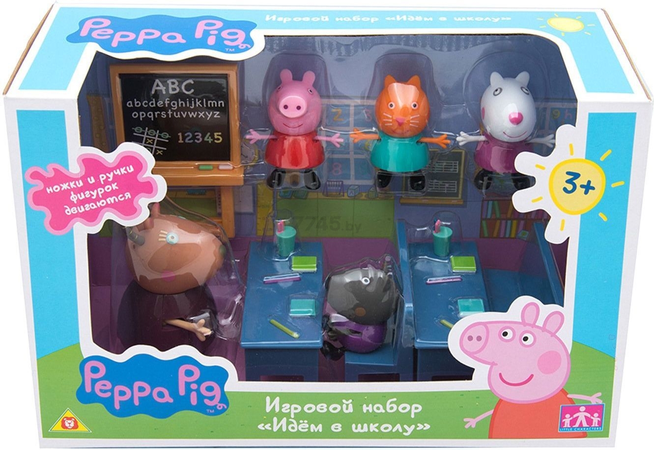 Игровой набор PEPPA PIG Идем в школу 2 парты (20827) - Фото 2