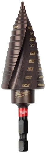 Сверло по металлу ступенчатое 4-30 мм MILWAUKEE Shockwave Impact Duty (48899265)
