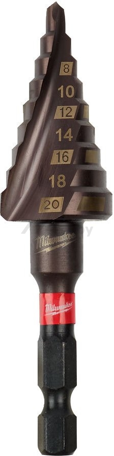 Сверло по металлу ступенчатое 4-20 мм MILWAUKEE Shockwave Impact Duty (48899263)