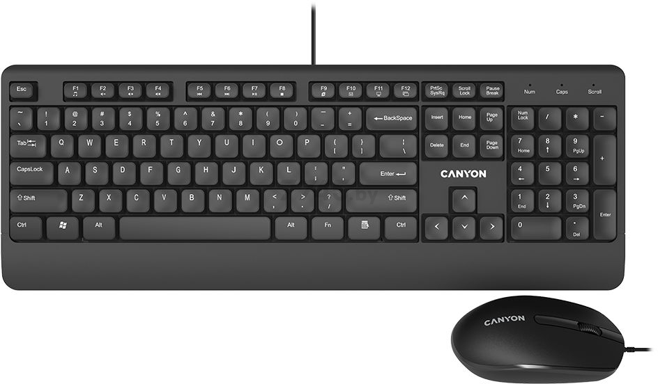 Комплект клавиатура и мышь CANYON CNE-CSET4-RU - Фото 2