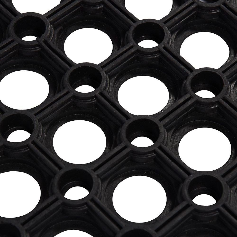 Коврик придверный ячеистый 40х60х1,6 см VORTEX черный (20001) - Фото 5