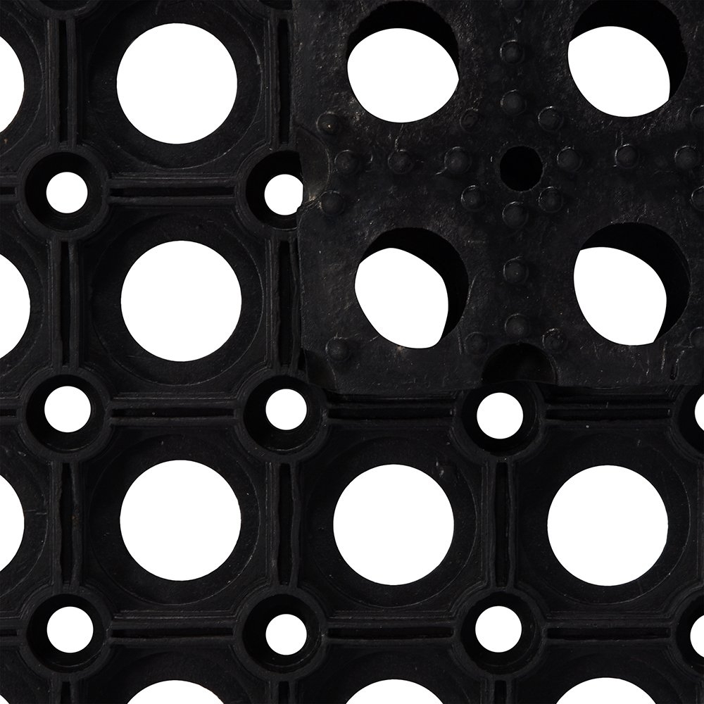 Коврик придверный ячеистый 40х60х1,6 см VORTEX черный (20001) - Фото 6