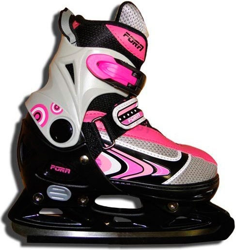 Коньки хоккейные FORA Zoom pink PW-223BP-S (33-36)