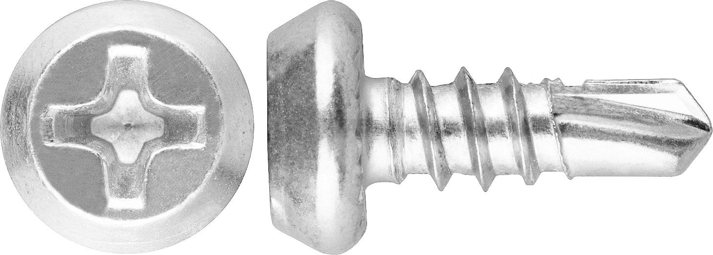 Саморез для листового металла 3,5х11 мм цинк со сверлом STARFIX 50 штук (SMZ1-66544-50) - Фото 2