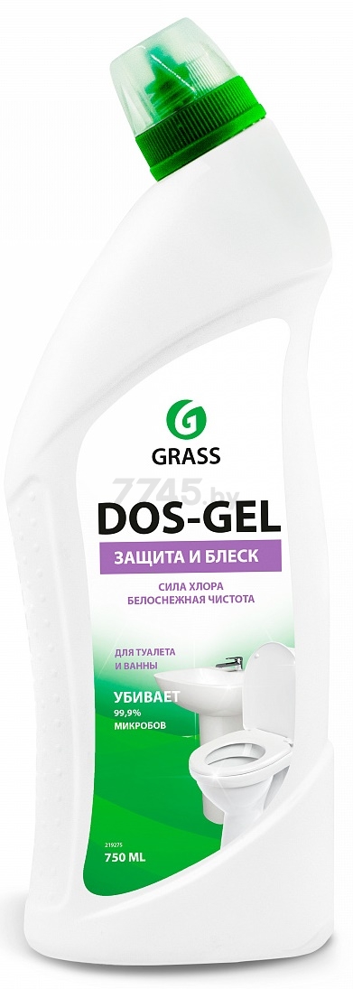 Средство чистящее для ванны GRASS Dos-Gel 0,75 л (219275)