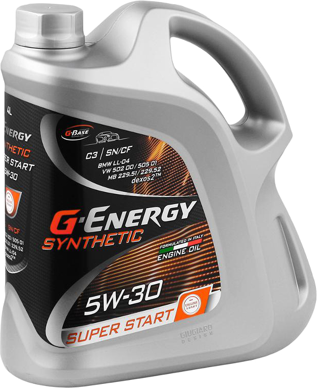 Моторное масло 5W30 синтетическое G-ENERGY Synthetic Super Start 5 л (253142401)