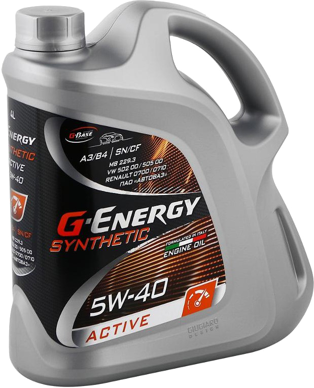 Моторное масло 5W40 синтетическое G-ENERGY Synthetic Active 5 л (253142411)