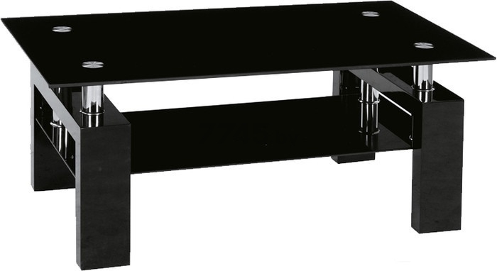 Стол журнальный SIGNAL Lisa II черный 110х60х55 см (LISA2CLH)