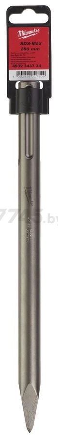 Зубило пиковое SDS-max 280 мм MILWAUKEE (4932343734) - Фото 2