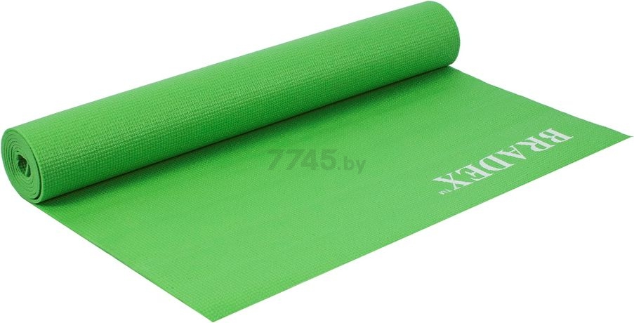 Коврик для йоги BRADEX SF 0399 зеленый (173x61x0,3) - Фото 4
