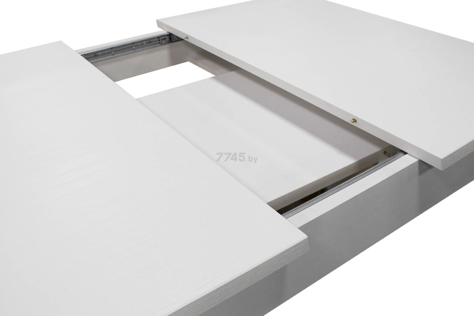 Стол кухонный ЭЛИГАРД Arris 1 белый структурный 118-157х76х76 см - Фото 3