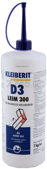 Клей ПВА столярный KLEIBERIT Leim D3 1 кг (300.0)