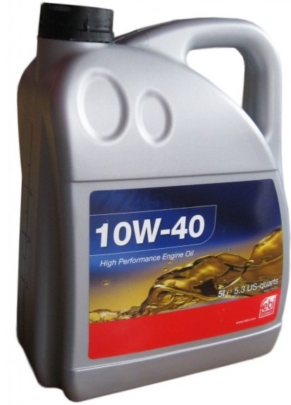 Моторное масло 10W40 полусинтетическое FEBI BILSTEIN 5 л (32933)
