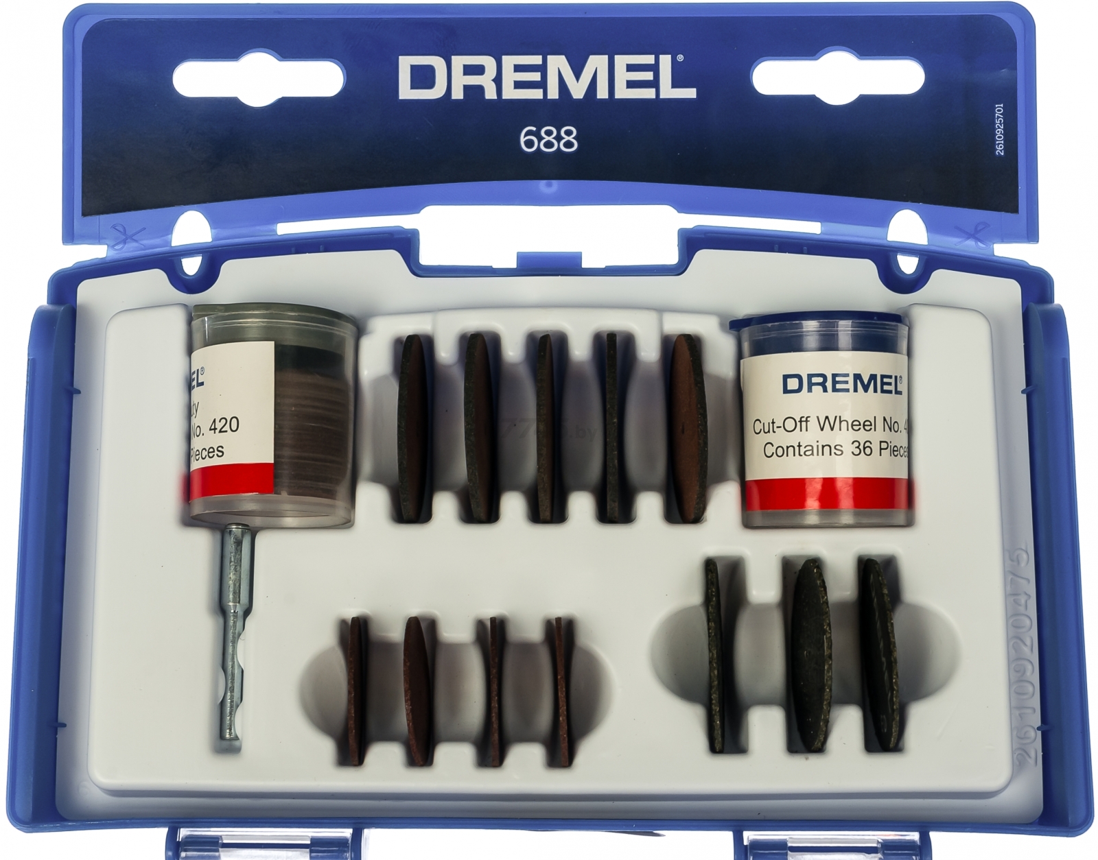 Набор дисков отрезных для гравера DREMEL 688 69 предметов (26150688JA) - Фото 2