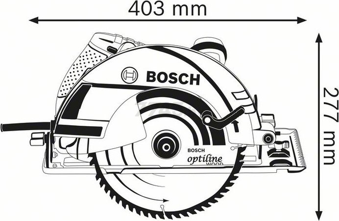 Пила циркулярная BOSCH GKS 235 Turbo Professional (06015A2001) - Фото 3