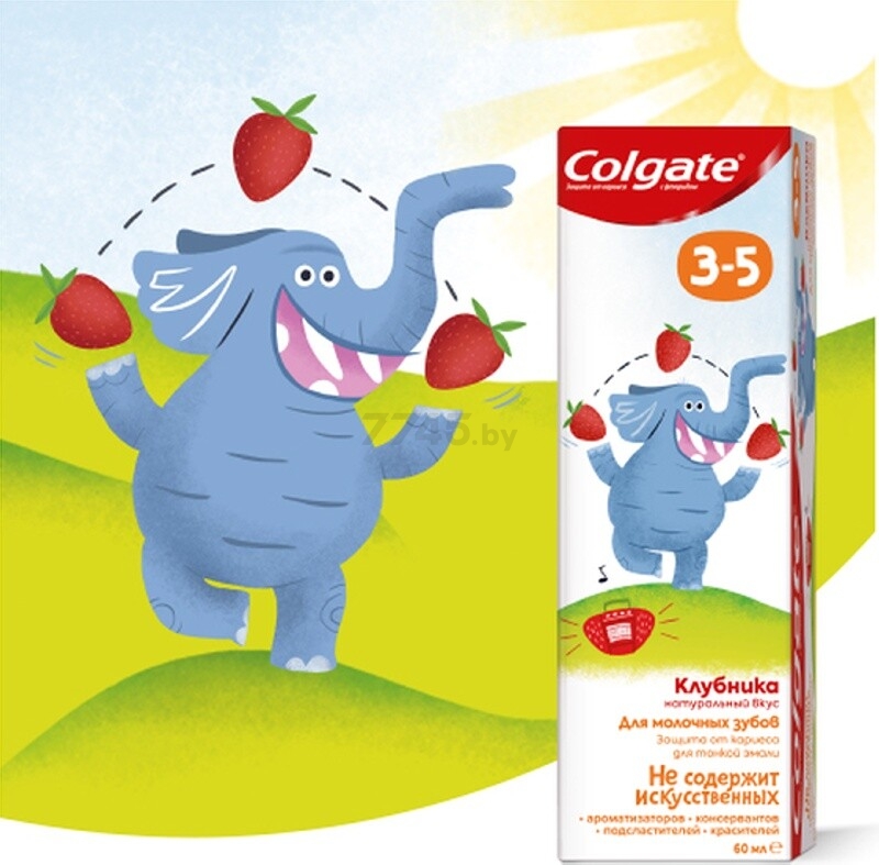 Зубная паста детская COLGATE С фторидом от 3 до 5 лет 60 мл (6920354825552) - Фото 9