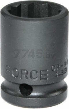 Головка ударная короткая 1/2" 30 мм 12 граней FORCE (44830)