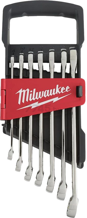 Набор ключей комбинированных 10-17 мм 7 предметов MILWAUKEE (4932464257)