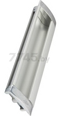 Ручка мебельная врезная AKS 326/128 алюминий, хром (22539)