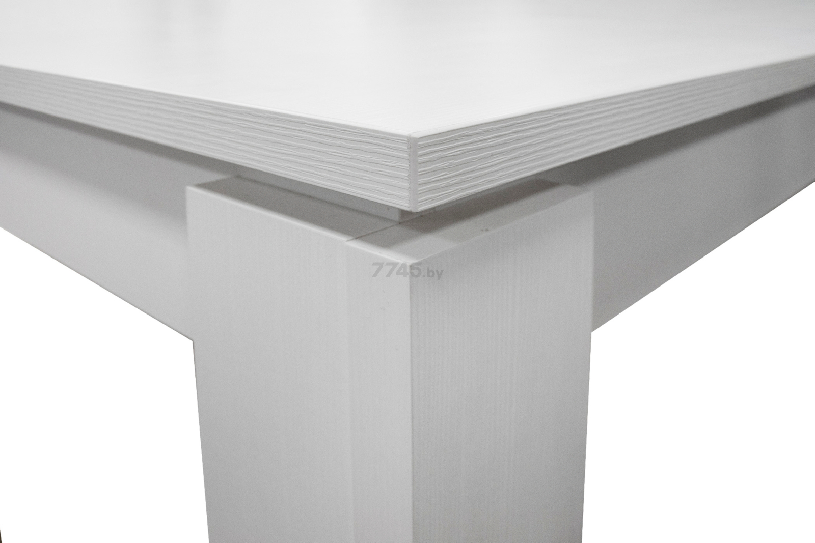 Стол кухонный ЭЛИГАРД Arris 1 белый структурный 118-157х76х76 см - Фото 5
