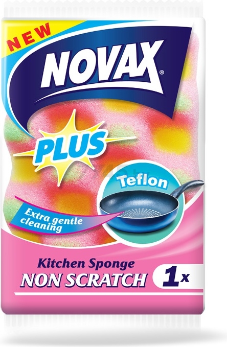Губка кухонная NOVAX Plus Teflon (5479NVP)