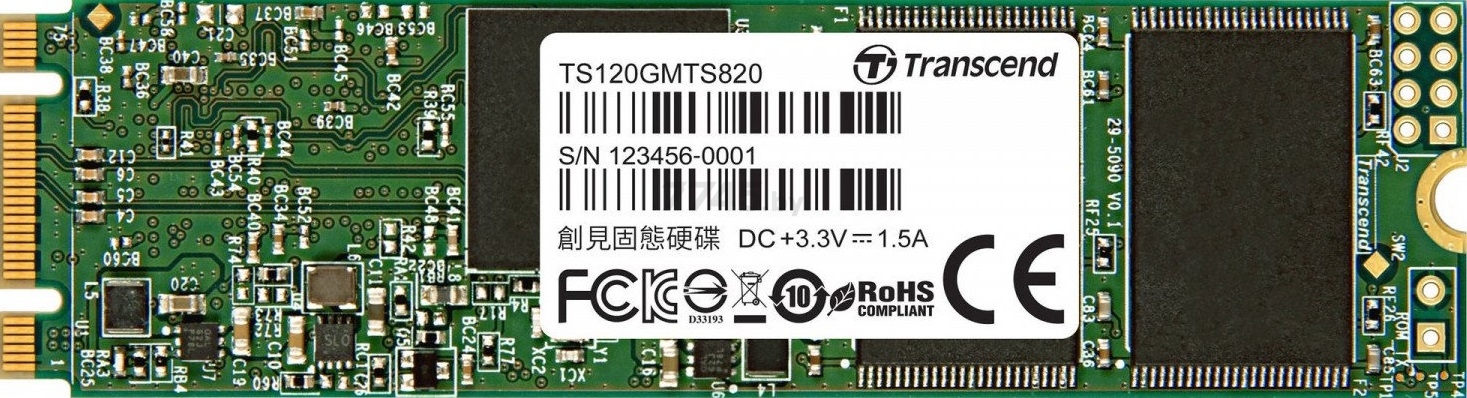 SSD диск Transcend MTS820S 120GB (TS120GMTS820S)