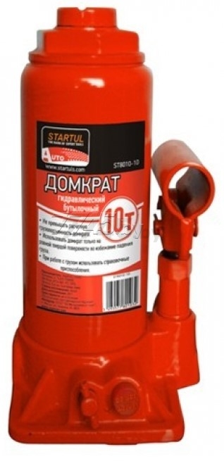 Домкрат гидравлический бутылочный 10 т STARTUL Auto (ST8012-10)
