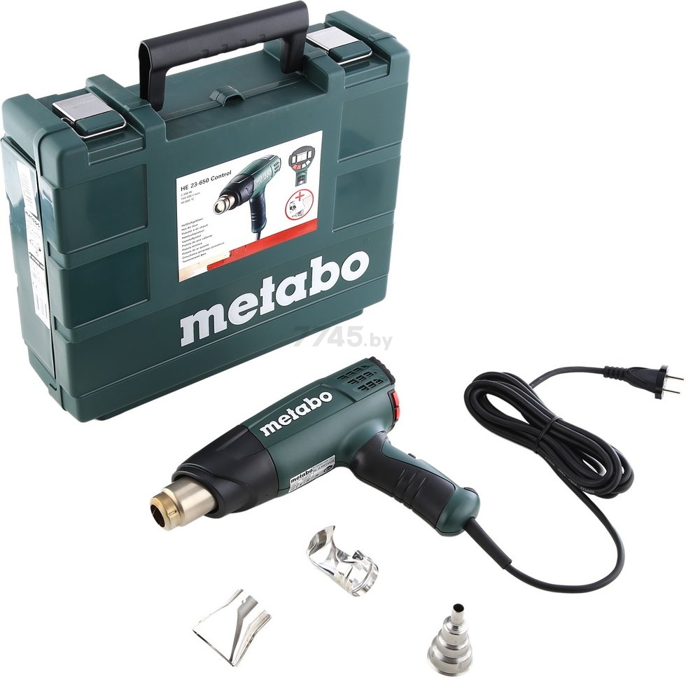 Фен строительный (термовоздуходувка) METABO НЕ 23-650 Control (602365500)