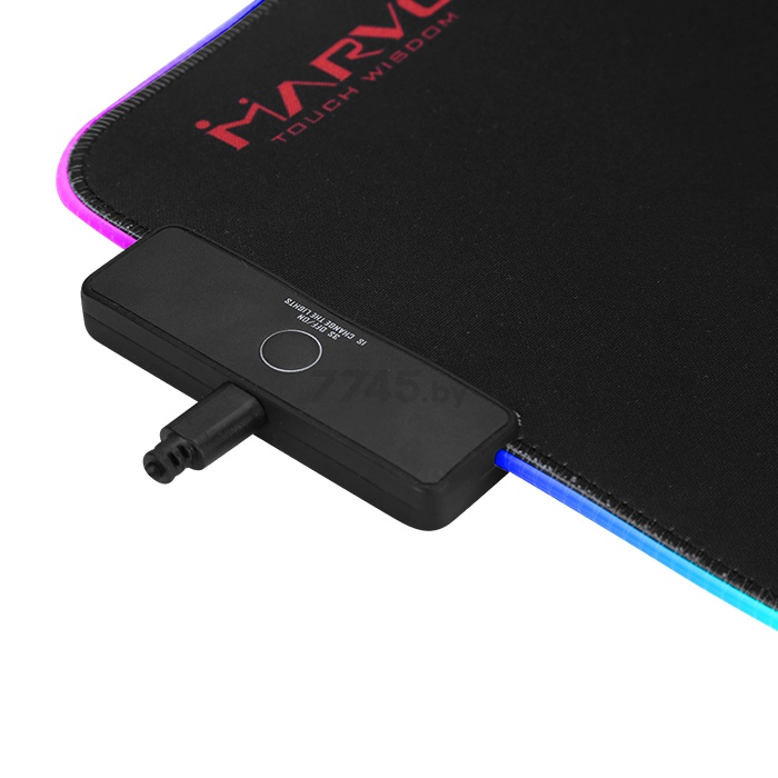 Коврик для мыши игровой MARVO MG08 с RGB подсветкой - Фото 5
