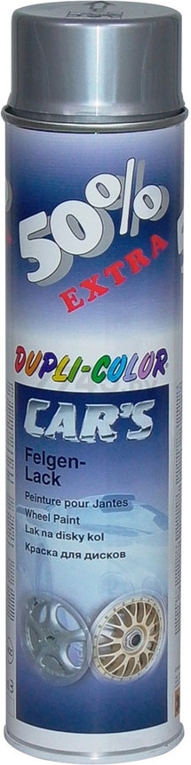 Краска аэрозольная для автомобильных дисков серебристый DUPLI COLOR 600 мл (693823)