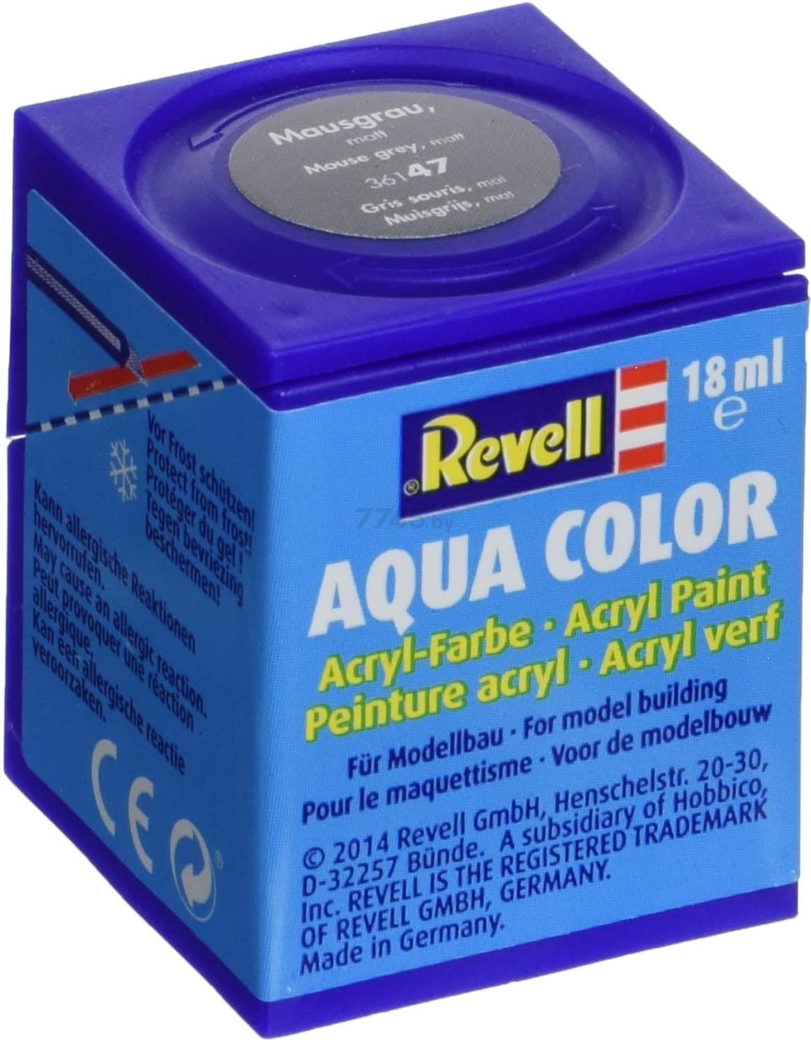 Краска акриловая REVELL Aqua Color стальной металлик 18 мл (36191) - Фото 3