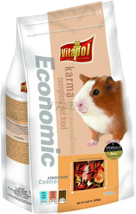 Корм для морских свинок VITAPOL Economic 1,2 кг (ZVP-0136)
